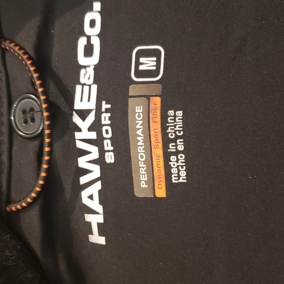 NWT Hawke & Co. Sports Performance Men's Jacket Hoodie Black Medium - Picture 5 of 12